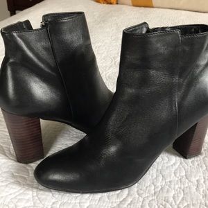14th & Union Black Leather Booties